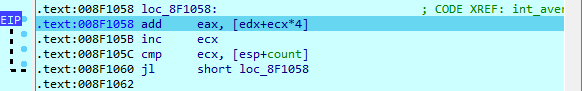 loop header